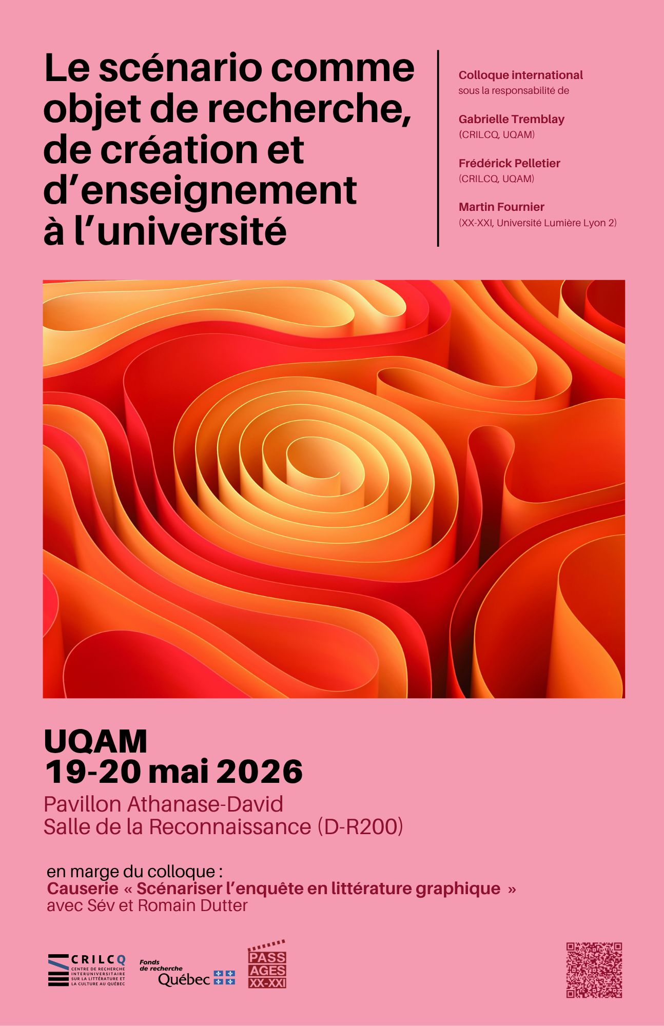 LE SCÉNARIO COMME OBJET DE RECHERCHE, DE CRÉATION ET D’ENSEIGNEMENT À L’UNIVERSITÉ